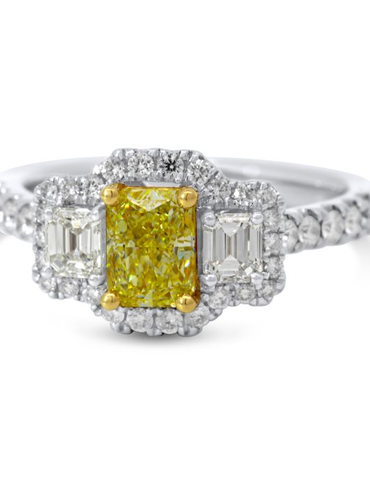 yellow diamond engagement ring designyard contemporary jewellery gallery dublin ireland